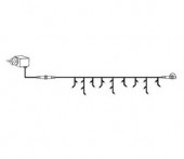 System 24, kopplingsbar istappsslinga i varmvit LED