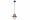 Lampa Toscane, handtillverkad taklampa i koppar med kraftig kedja. Kopparlampa i industristil! Bredd: 28 cm i diameter.