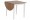 Matbord Heleneholm med 2-4 stolar. Vitt klaffbord med bordskiva i ekfanér. Storlek bord: 75x75-111 cm.