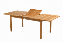 Teakbord  i butterfly modell, 160/220x95 cm. Byt storlek enkelt och snabbt!