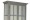 Vitrinskåp Ljungbyholm. Lantligt grått vitrinskåp med glasdörrar, tidlös förvaring i Shabby Chic! Storlek: 100x45 cm, höjd 200 cm.
