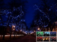 LED-decolight, ljusslingor 20 m för professionellt bruk i offentliga miljöer