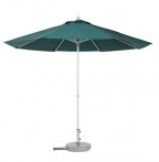 Parasoll 300 cm i aluminium - finns i färgerna natur, grön och blå