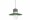 Lampa Ampere aluminium/grön, handtillverkad taklampa i koppar och aluminium. Lampa i industristil! Bredd: 31 cm i diameter.