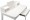 Skrivbord Sigrid i vitt. Praktiskt skrivbord med förvaring! Kombinera med vit pall. Mått bord: 100x54 cm, H: 89 cm.