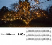 Maxpaket 5 - Komplett paket med LED-belysning som lindas tätt runt grenar och stam på träd.